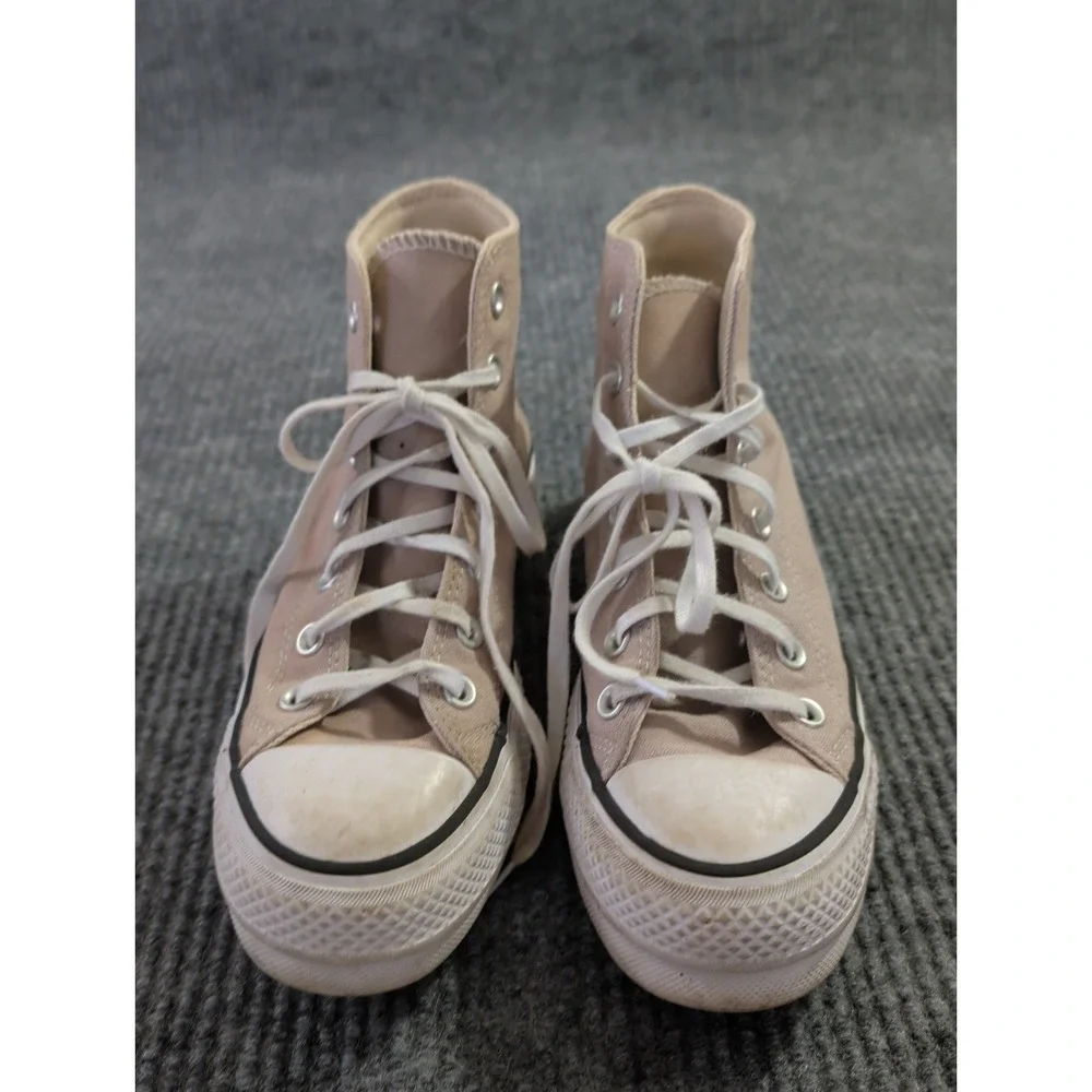 Converse Chuck Taylor All Star Lift Platform High Sneakers Womens 7 Wonder Stone